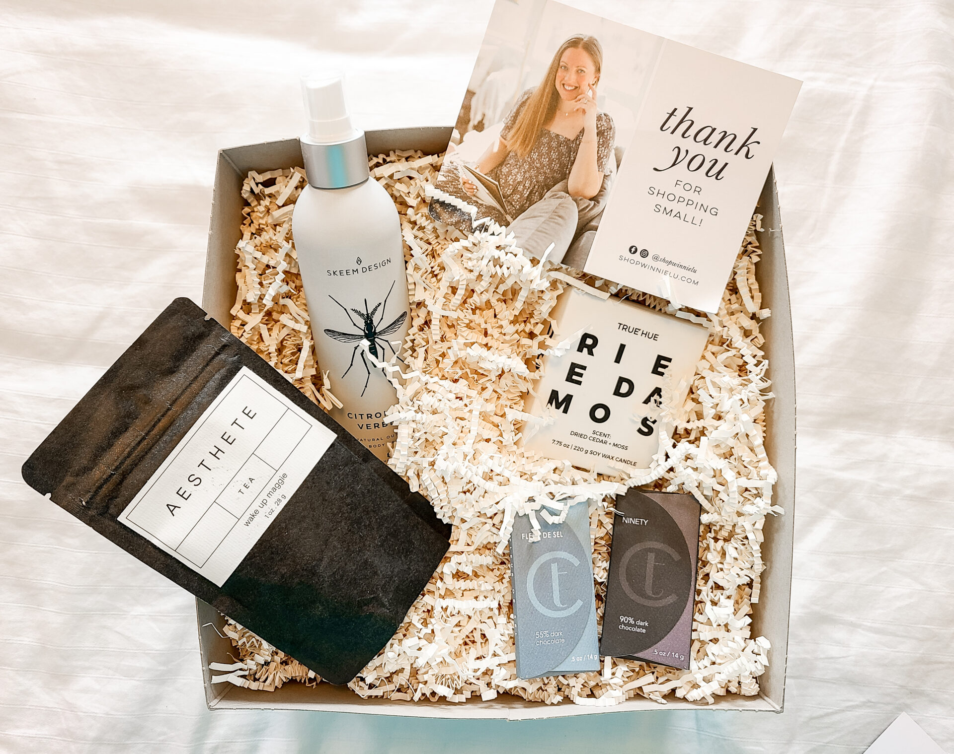 A custom gift box from Winnie Lu is a perfect gift for the impossible man!