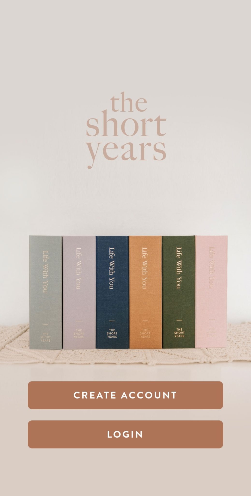 The Short Years Baby Book A Beautiful Alternative