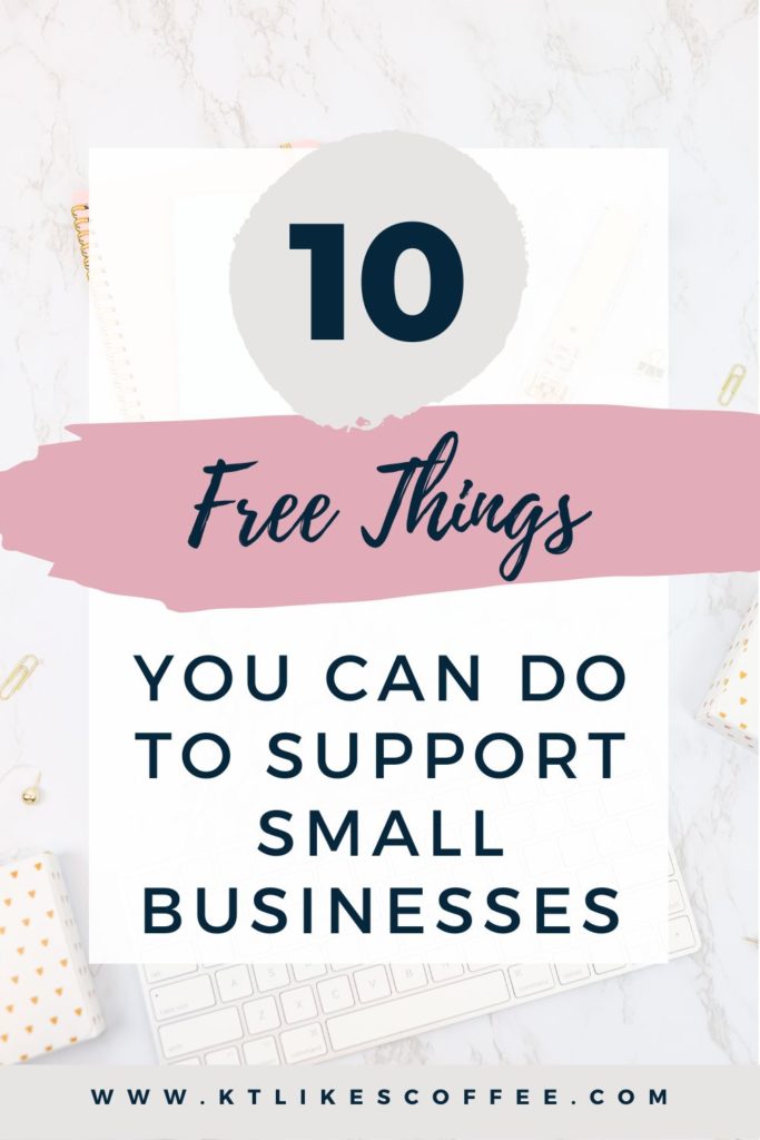 10 free things you can do to support small businesses