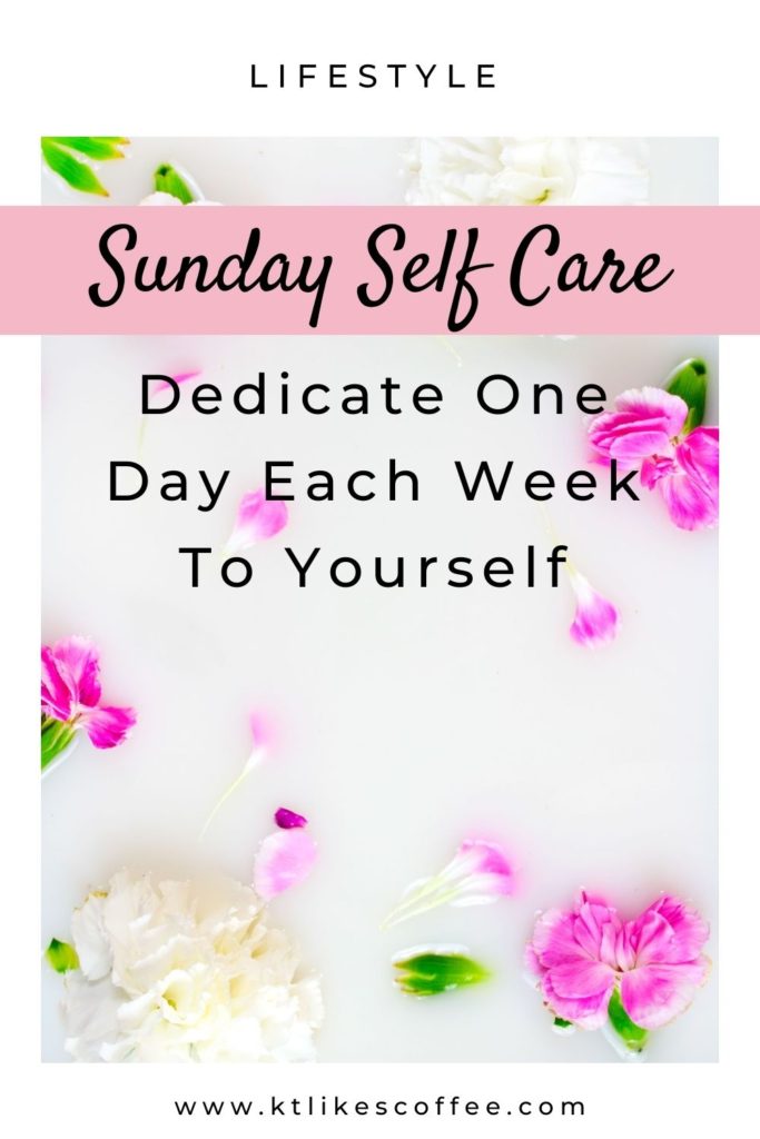 Sunday Self Care Pinterest Graphic