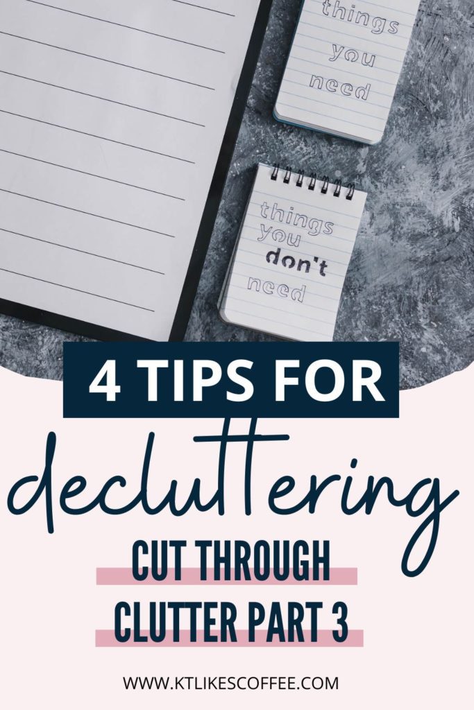 Decluttering made easy Pinterest Pin