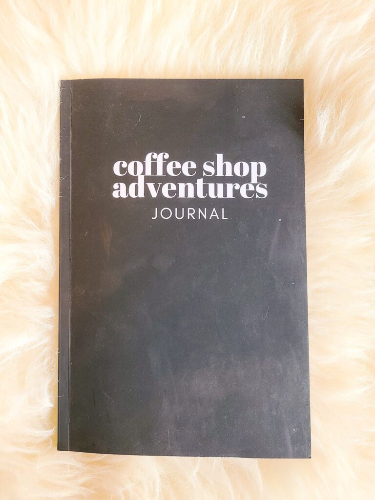 Coffee shop adventures journal is a great gift for coffee lovers under $20
