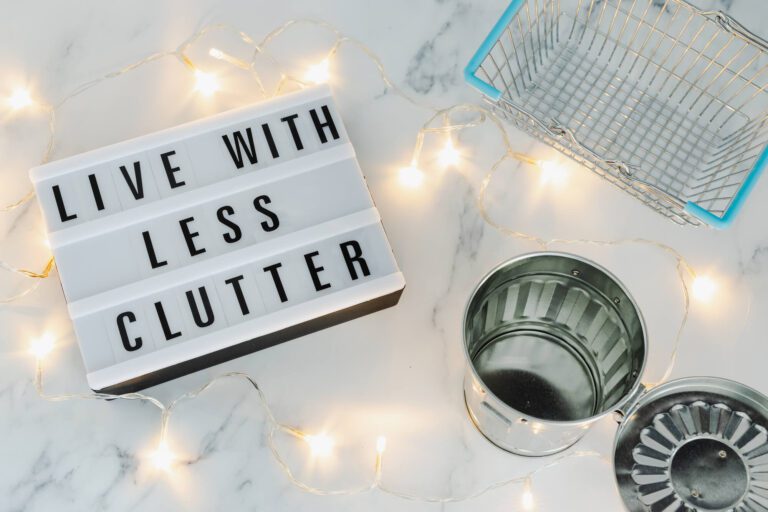 Live with less clutter: Motivation for decluttering