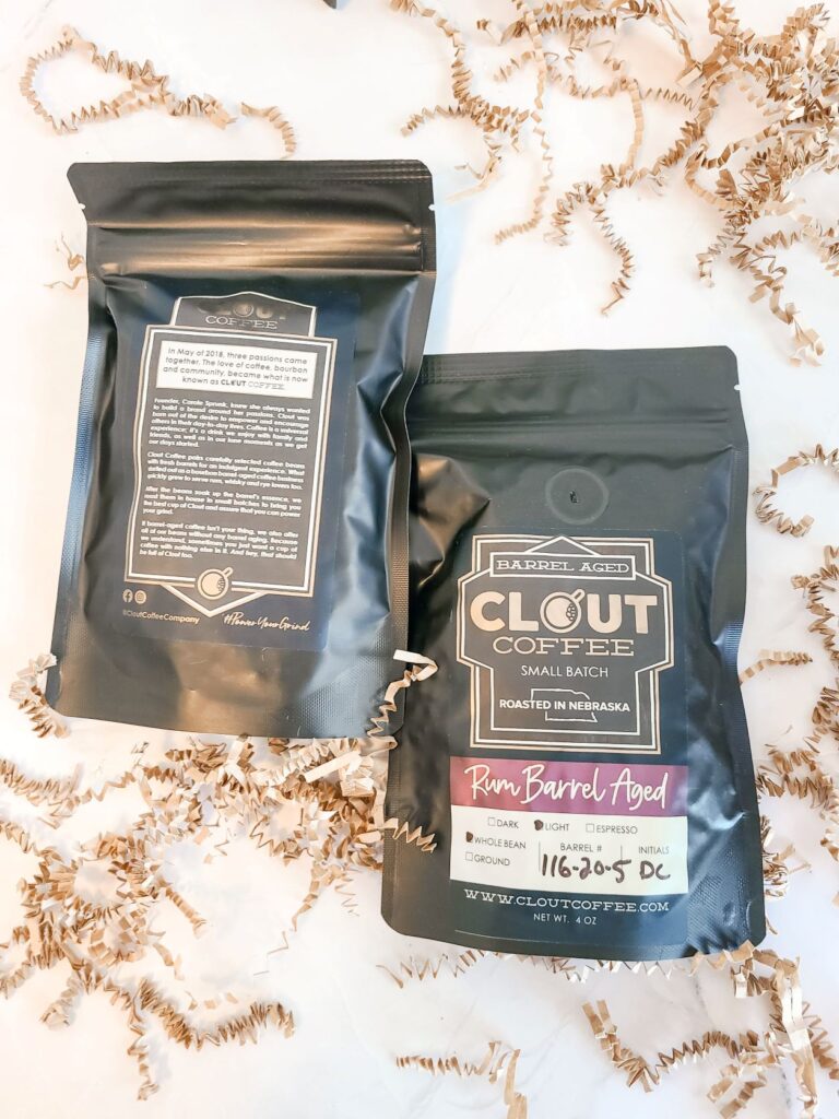Rum Barrel Aged Coffee from Clout Coffee.