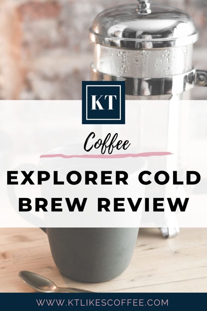 Explorer Cold Brew Coffee Review Pinterest Pin