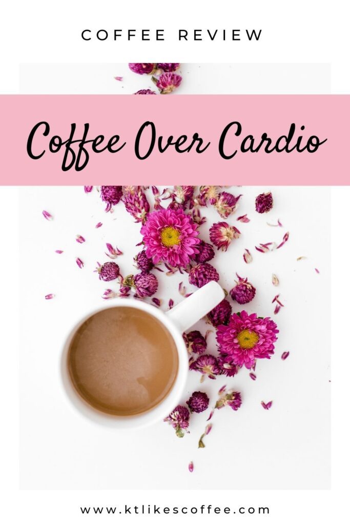 Coffee Over Cardio Review Pinterest Pin