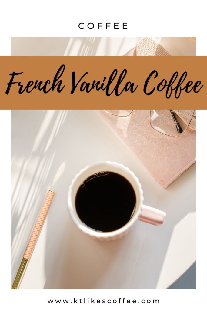 French vanilla coffee Pinterest Pin