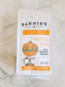 Pumpkin Spice Coffee from Barnie's Coffee and Tea