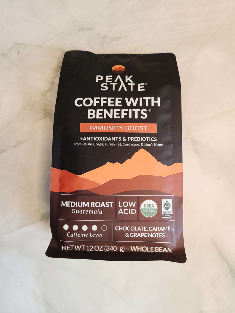 Medium Roasts Coffee with Benefits from Peak State